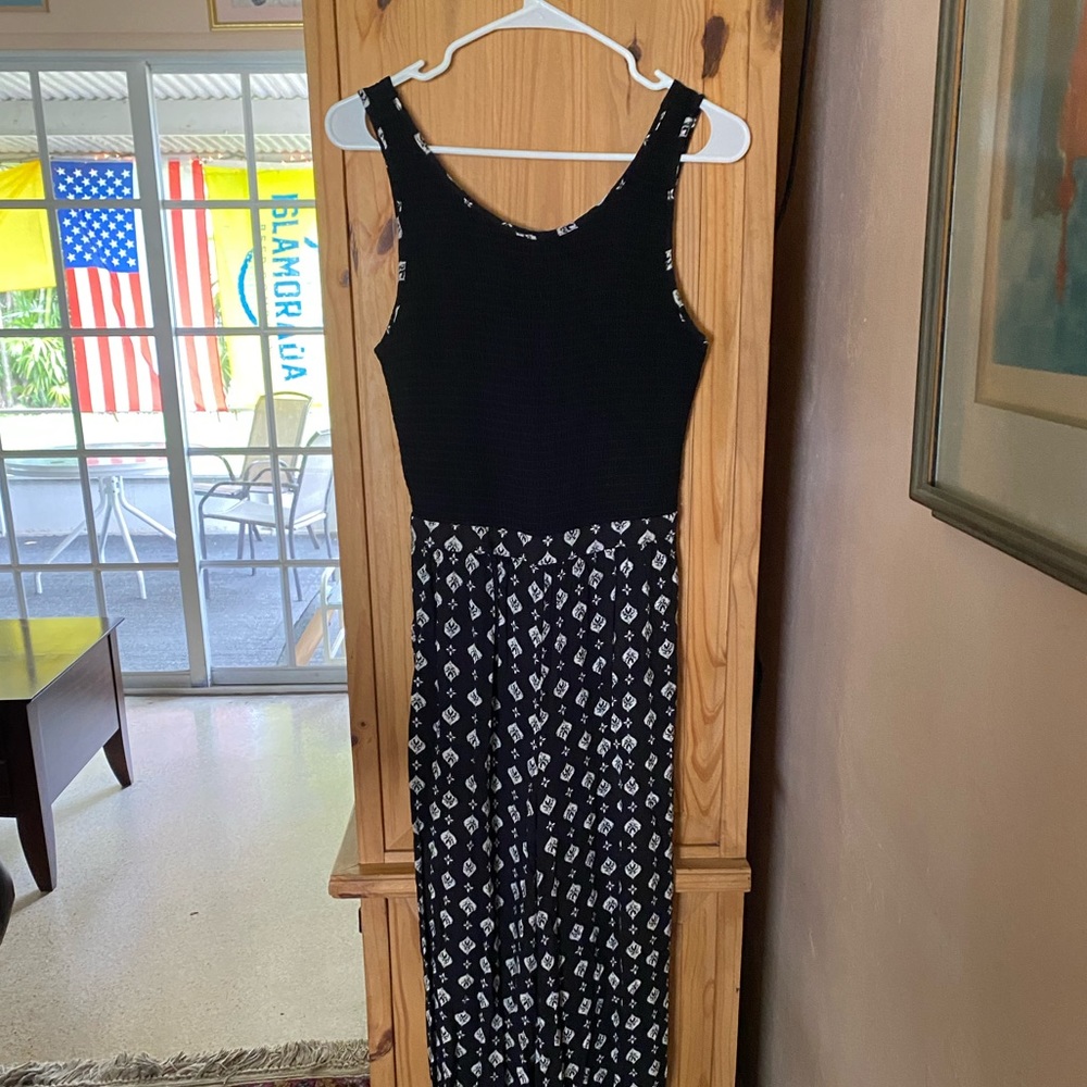Black and white jumpsuit